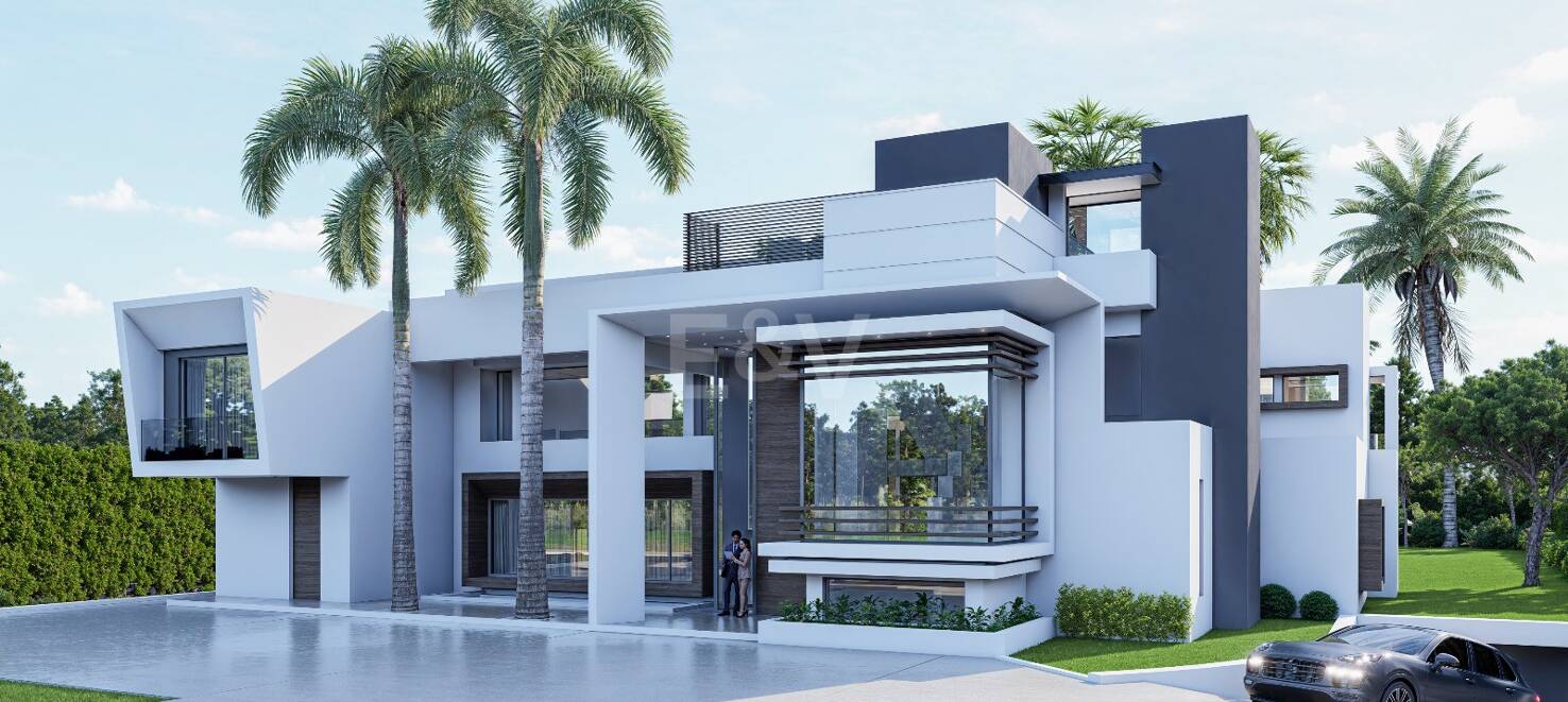 Exceptionell samtida nybyggd Villa bara några steg från stranden i Guadalmina Baja