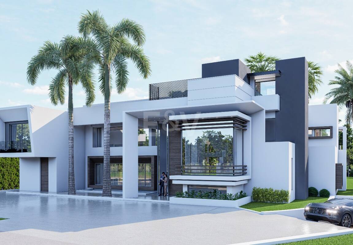 Exceptionell samtida nybyggd Villa bara några steg från stranden i Guadalmina Baja