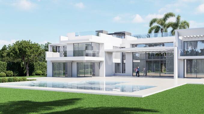 Exceptional Contemporary Newly Built Villa just steps from the Beach in Guadalmina Baja