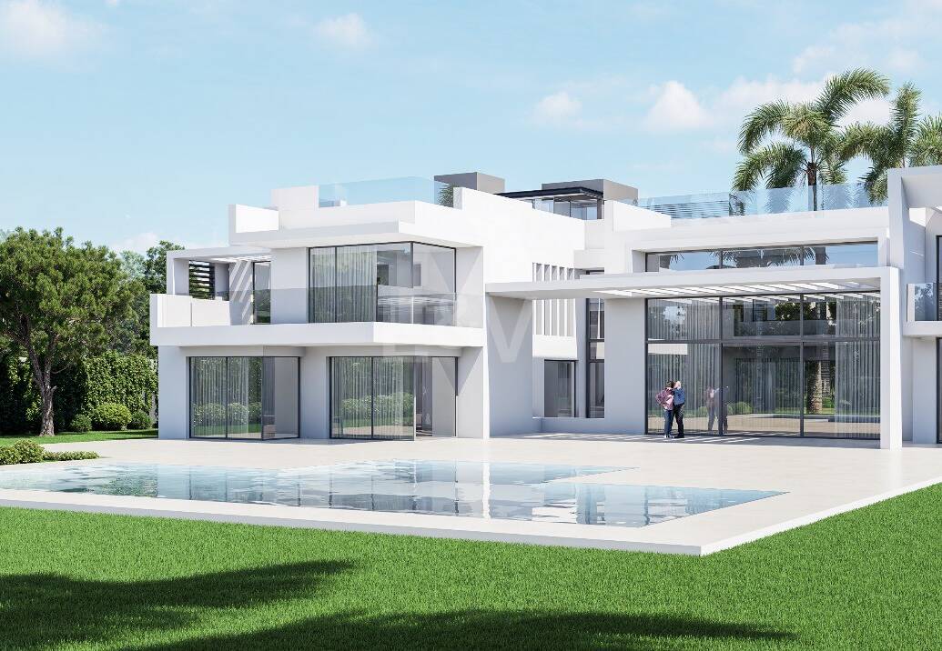 Exceptionell samtida nybyggd Villa bara några steg från stranden i Guadalmina Baja