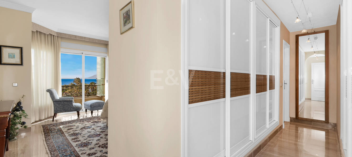 Luxury Frontline Beach Penthouse in Elviria with Sea Views