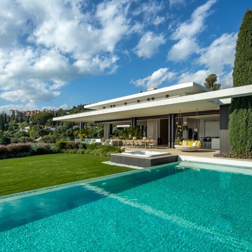 Villa contemporaine à La Quinta avec vue sur la mer