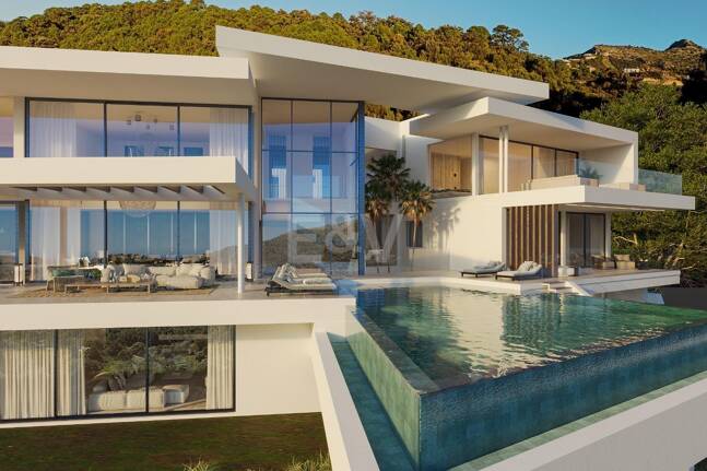 Fantastisk tomt med havsutsikt i Marbella Club Golf Resort