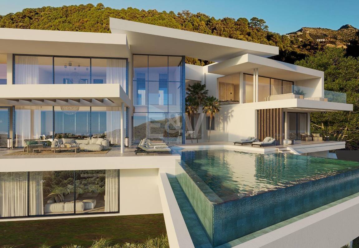 Fantastisk tomt med havsutsikt i Marbella Club Golf Resort