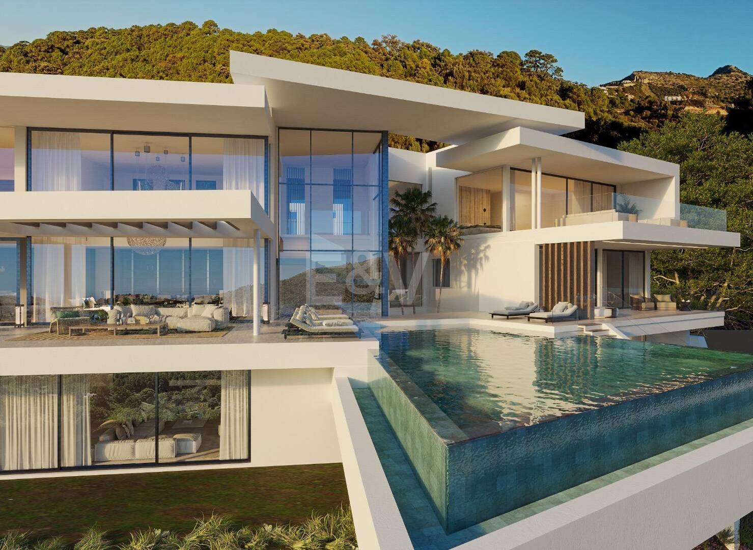 Fantastisk tomt med havsutsikt i Marbella Club Golf Resort