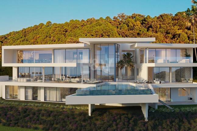 Fantastisk tomt med havsutsikt i Marbella Club Golf Resort