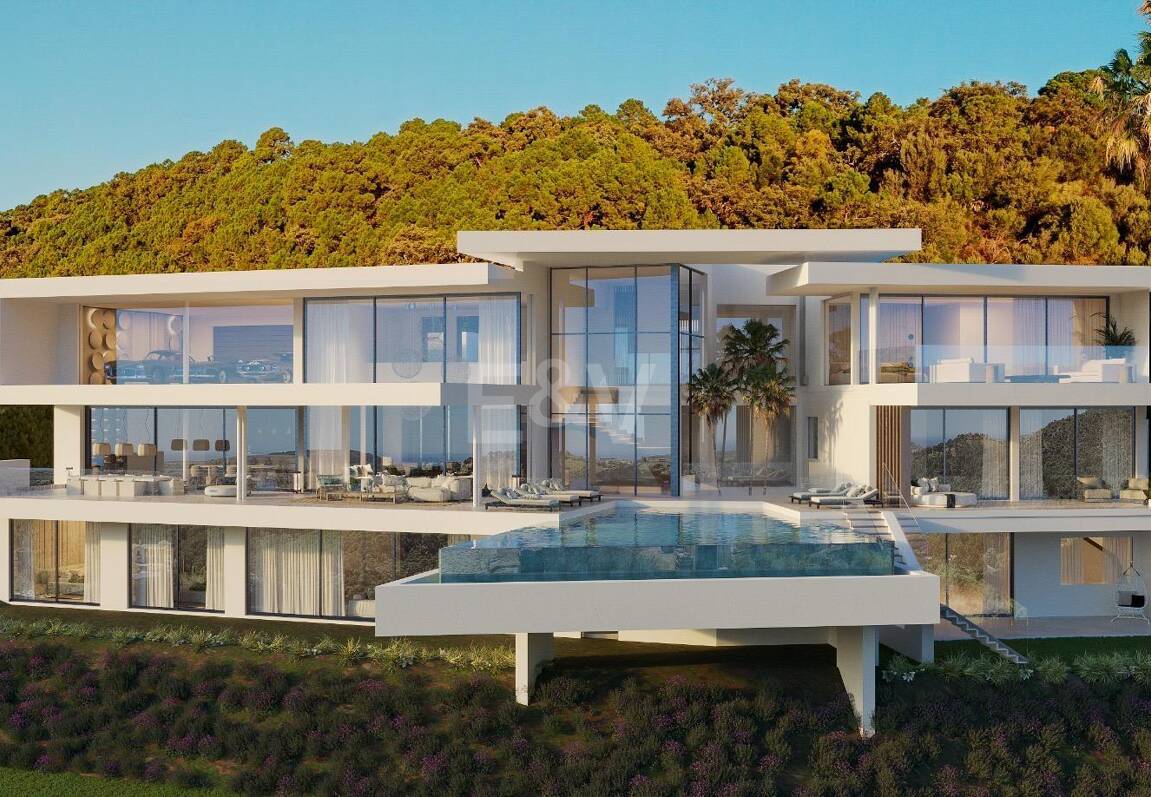 Fantastisk tomt med havsutsikt i Marbella Club Golf Resort