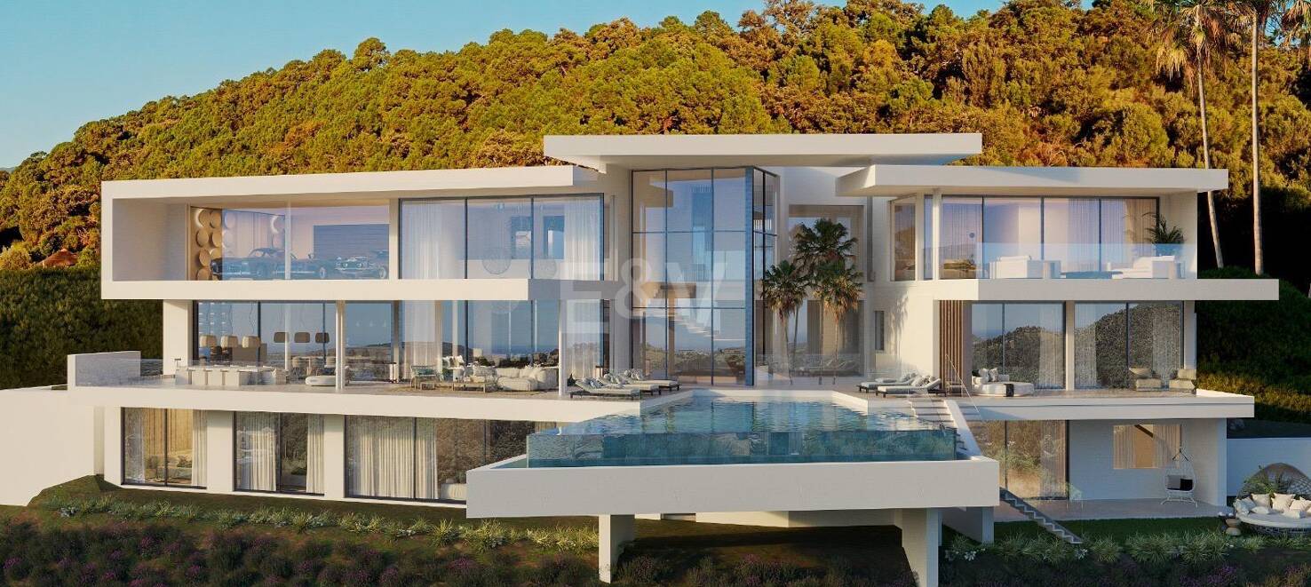 Fantastisk tomt med havsutsikt i Marbella Club Golf Resort
