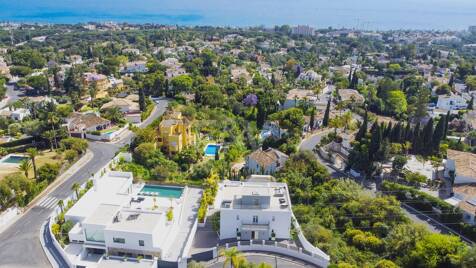 Moderne Villa mit Meerblick in El Rosario