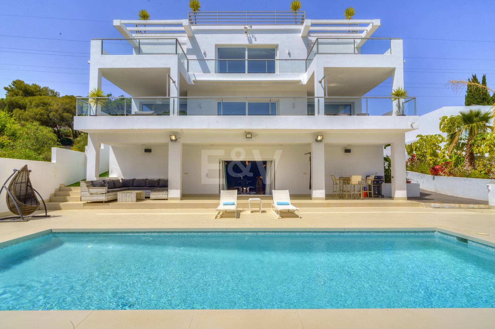 Modern Villa med havsutsikt i El Rosario