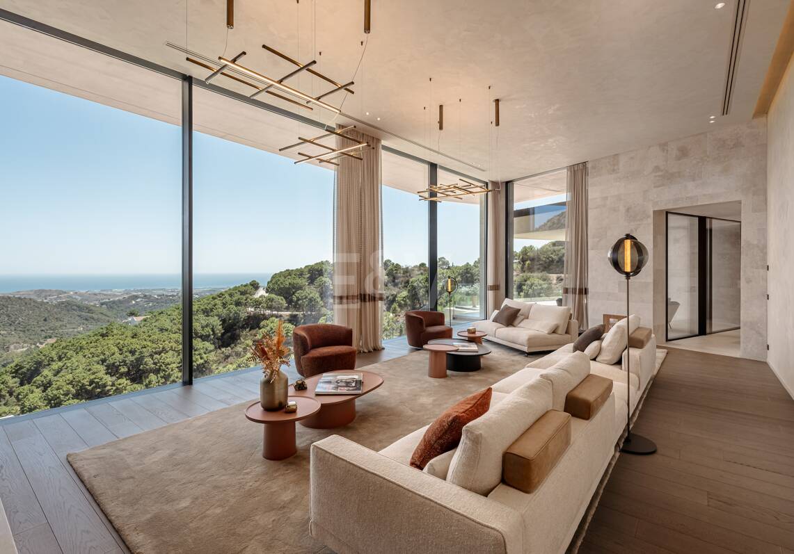 Spektakulär villa med panoramautsikt över havet i Monte Mayor