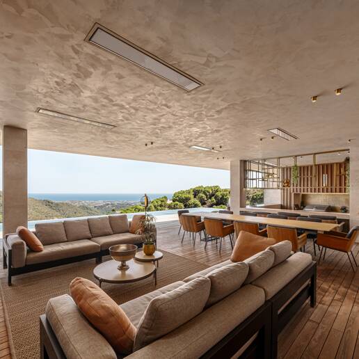 Espectacular villa con vistas panorámicas al mar en Monte Mayor