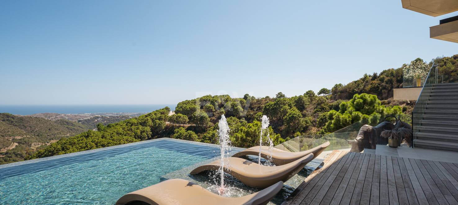 Espectacular villa con vistas panorámicas al mar en Monte Mayor