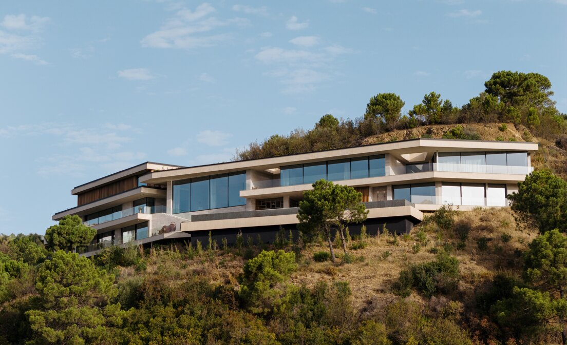 Spektakuläre Villa mit Panoramablick aufs Meer in Monte Mayor