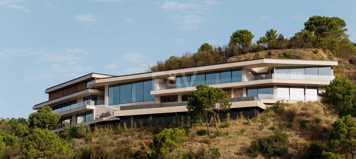 Espectacular villa con vistas panorámicas al mar en Monte Mayor