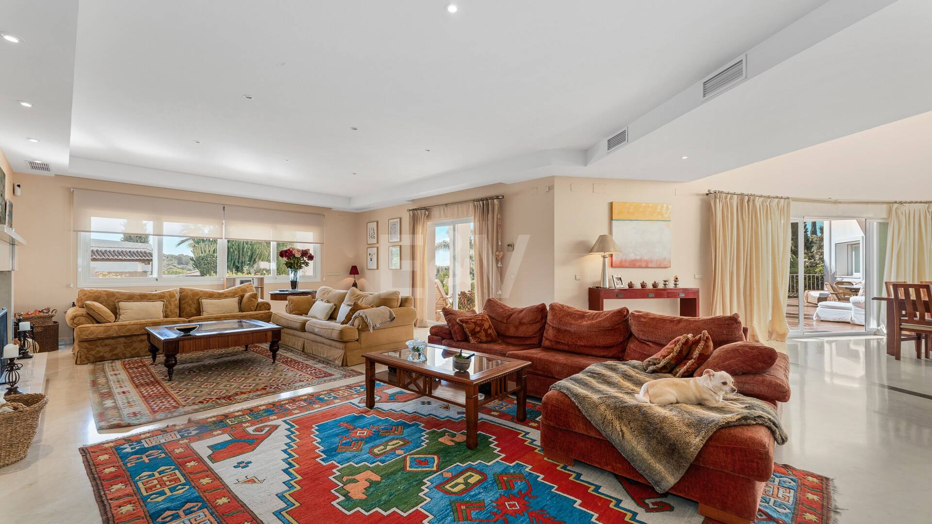 Large Andalusian villa with sea view in Paraiso Alto