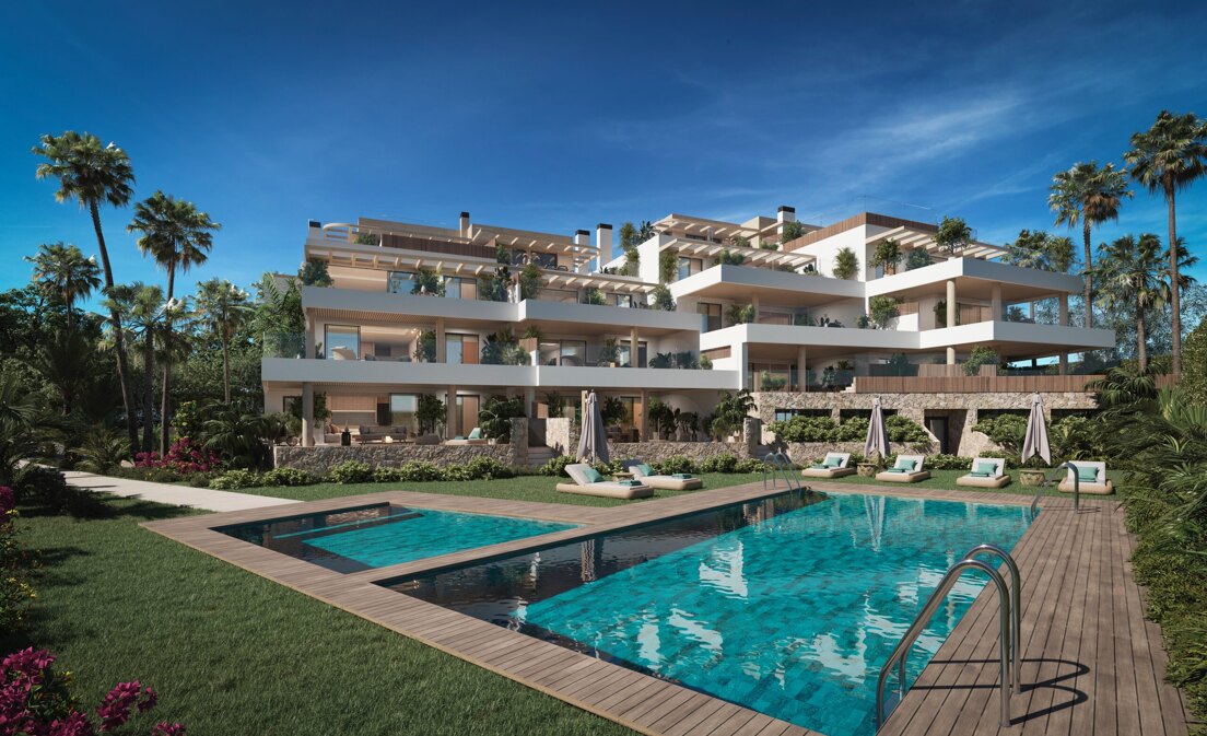 Luxury Ground Floor Apartment with Private Pool Close to Cabopino golf