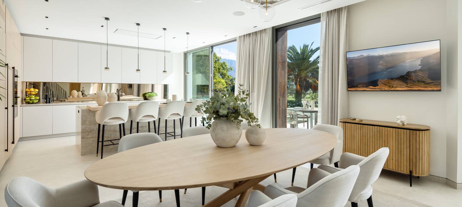 Lyx modern design Villa Frontline Golf i Las Brisas