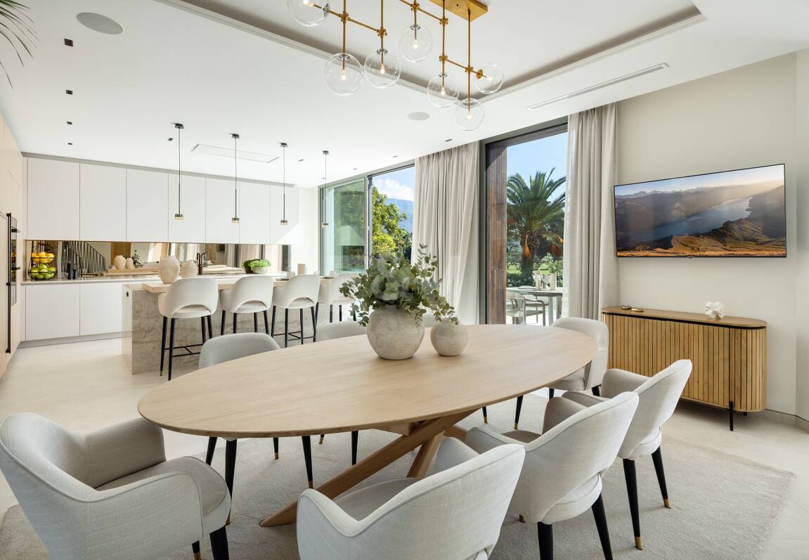 Lyx modern design Villa Frontline Golf i Las Brisas