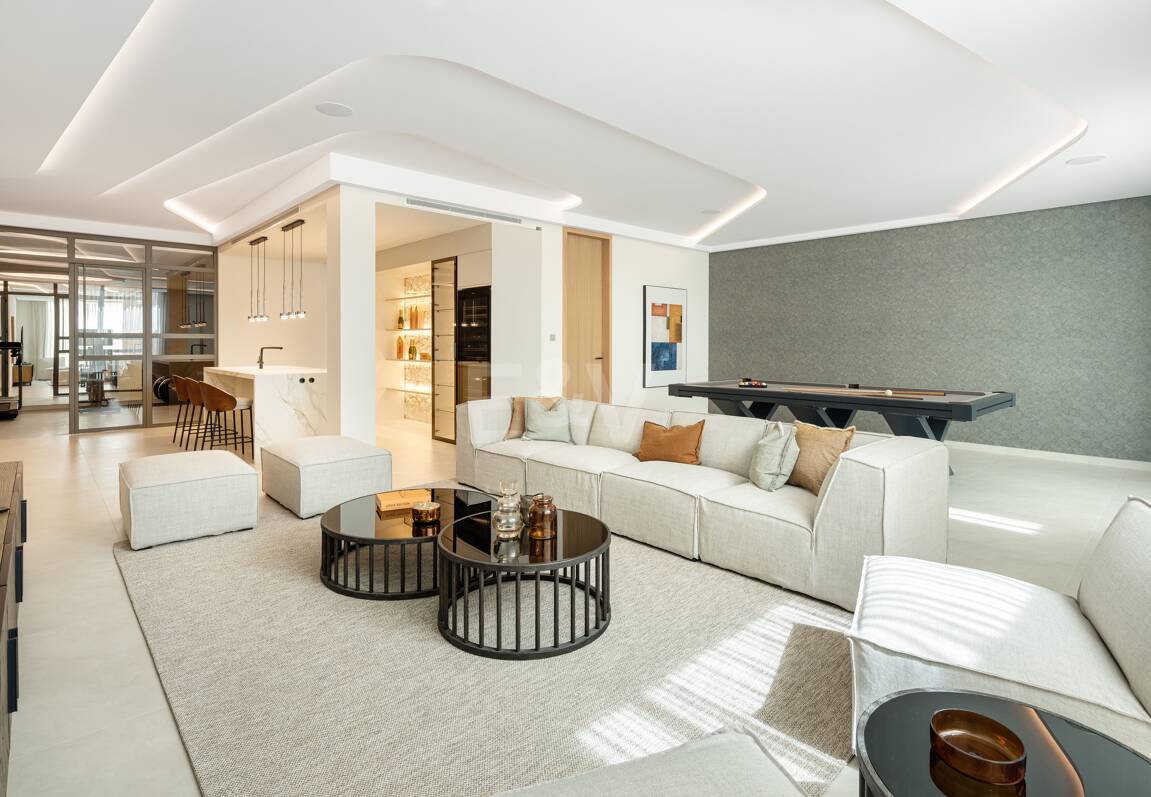 Lyx modern design Villa Frontline Golf i Las Brisas