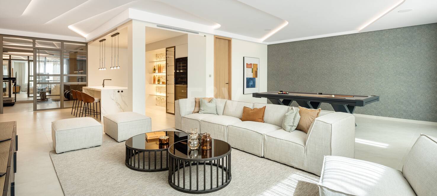 Lyx modern design Villa Frontline Golf i Las Brisas