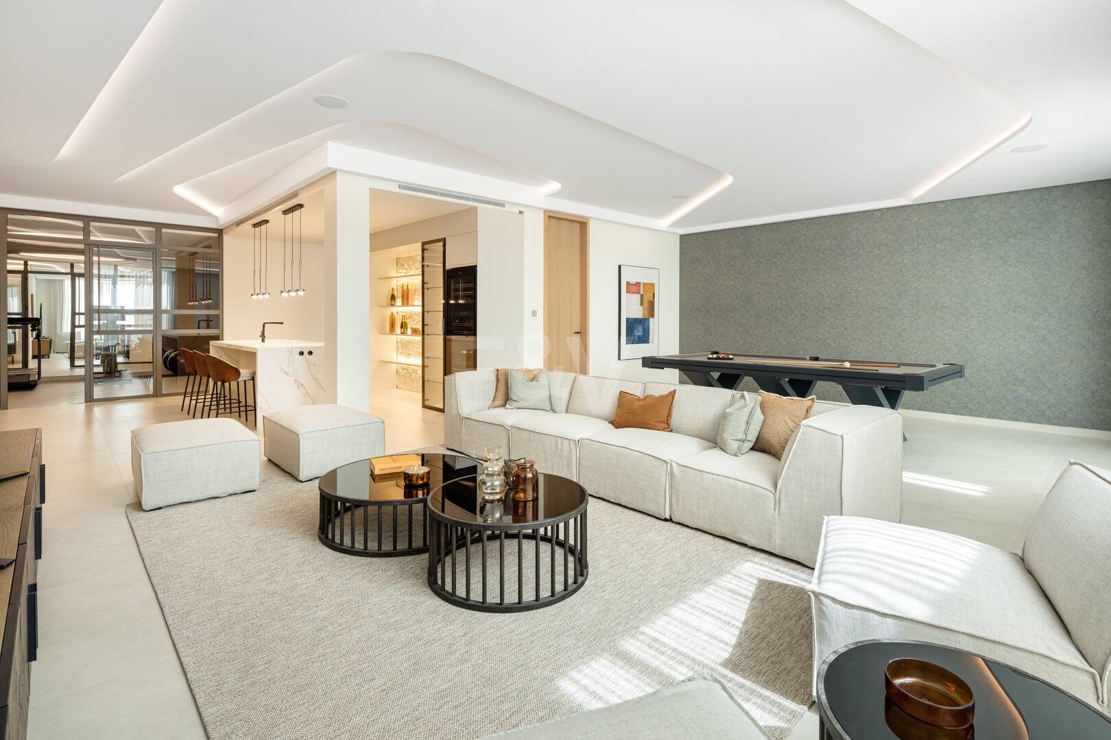 Lyx modern design Villa Frontline Golf i Las Brisas