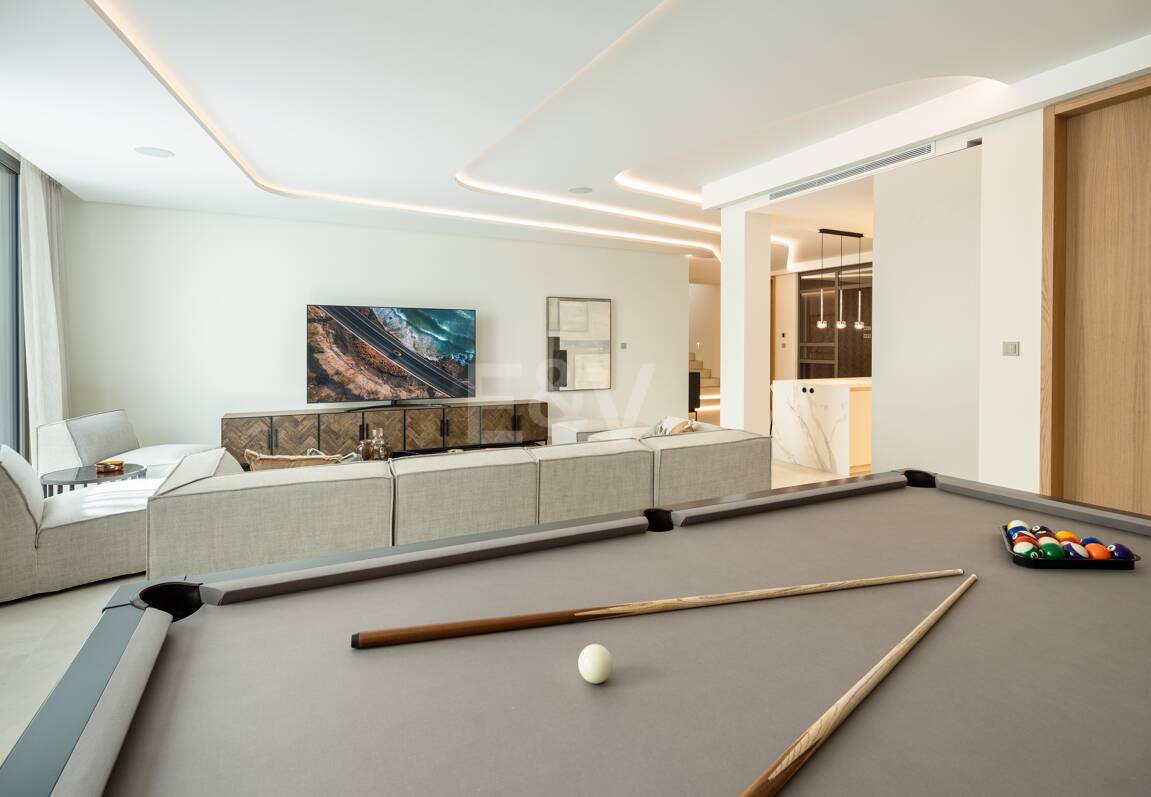 Lyx modern design Villa Frontline Golf i Las Brisas