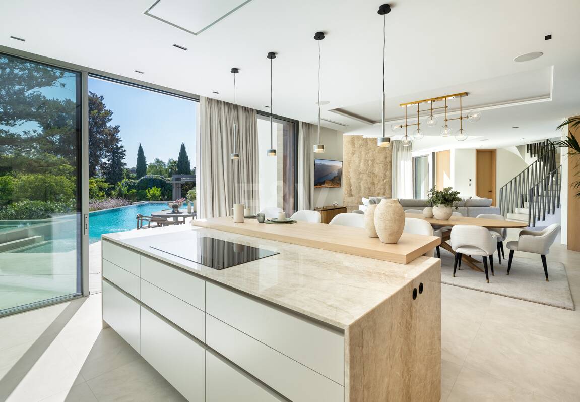 Lyx modern design Villa Frontline Golf i Las Brisas