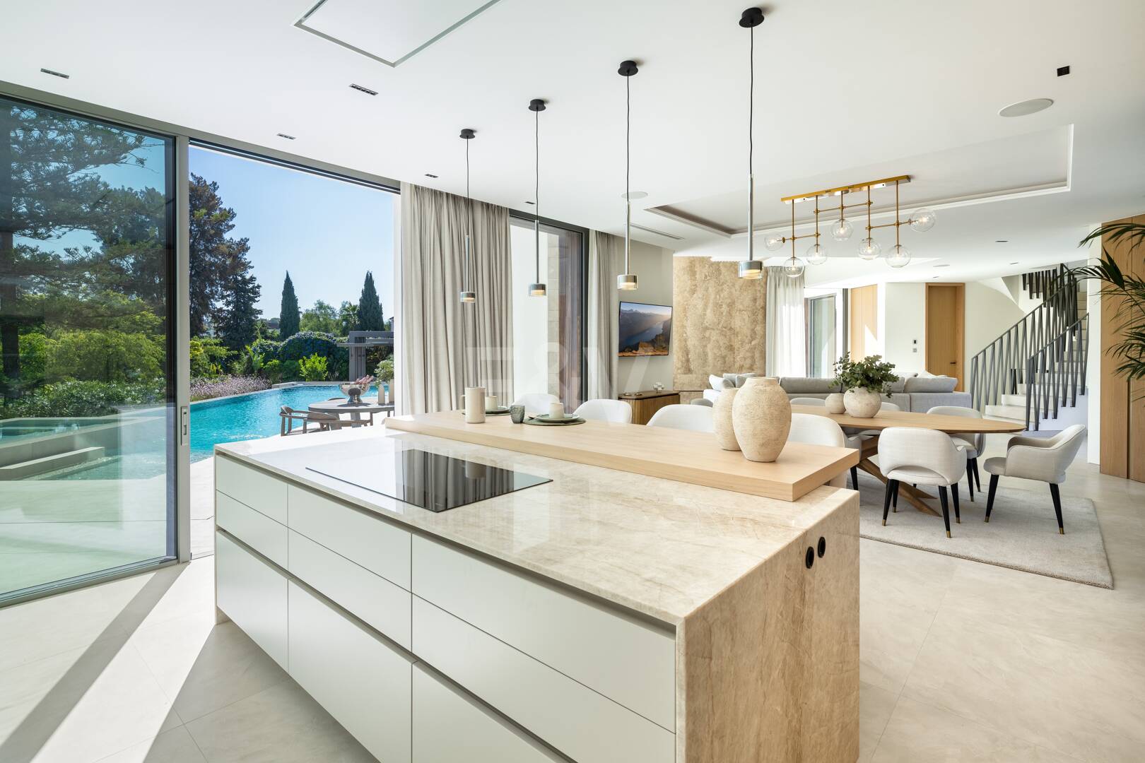 Lyx modern design Villa Frontline Golf i Las Brisas