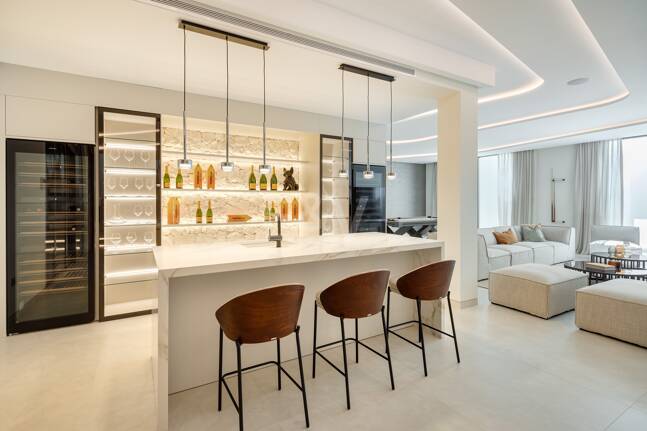 Lyx modern design Villa Frontline Golf i Las Brisas