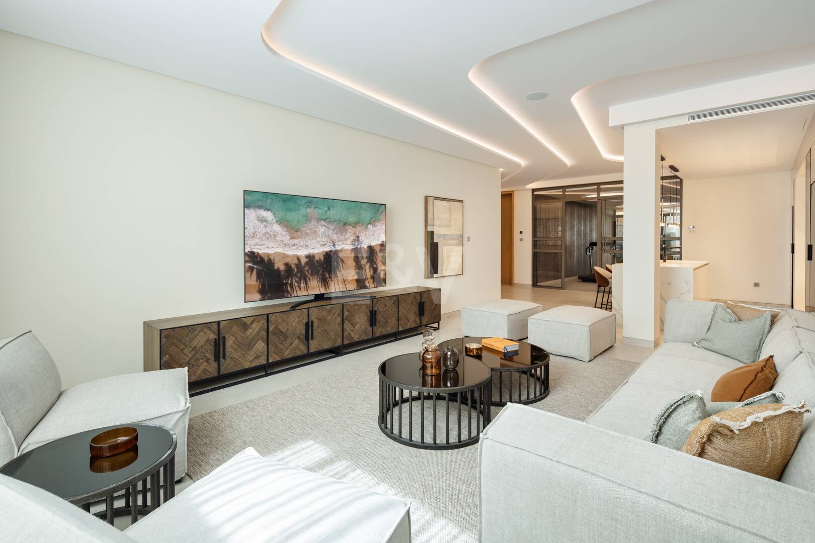 Lyx modern design Villa Frontline Golf i Las Brisas