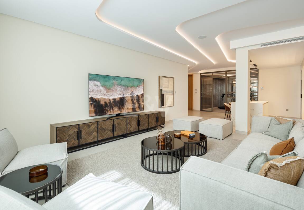 Lyx modern design Villa Frontline Golf i Las Brisas