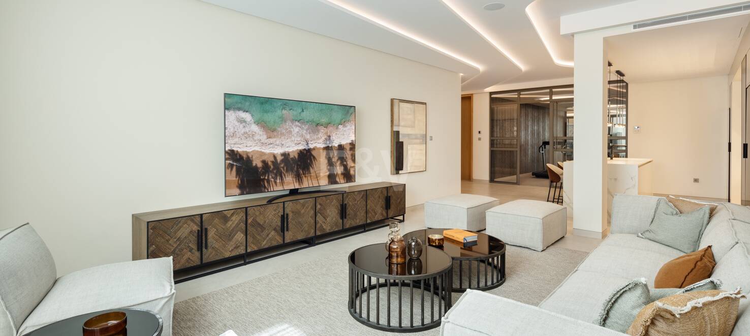 Lyx modern design Villa Frontline Golf i Las Brisas