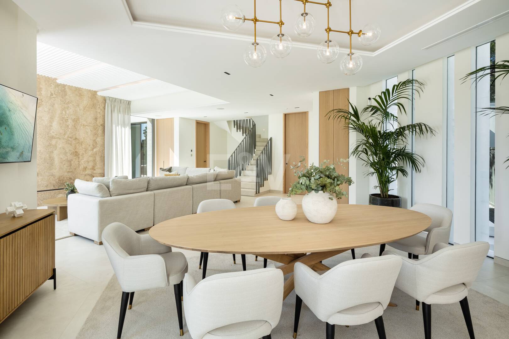 Lyx modern design Villa Frontline Golf i Las Brisas