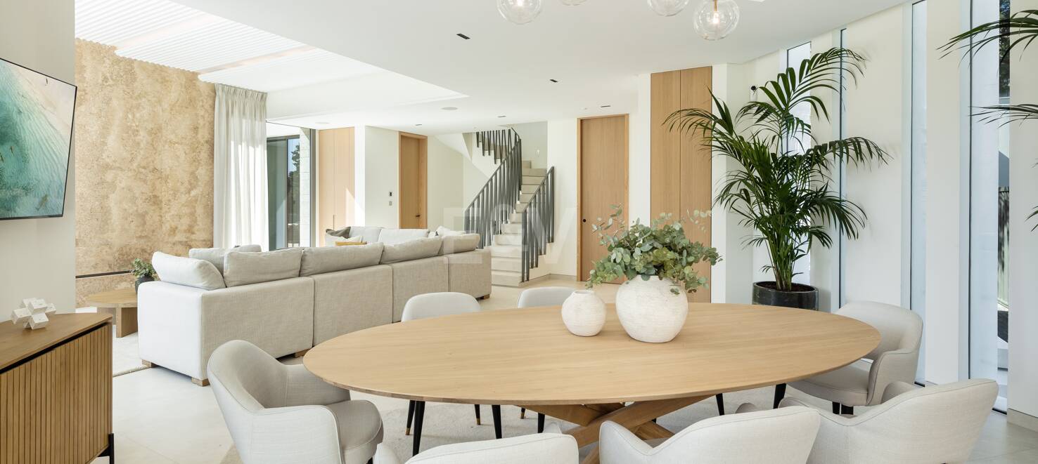 Lyx modern design Villa Frontline Golf i Las Brisas