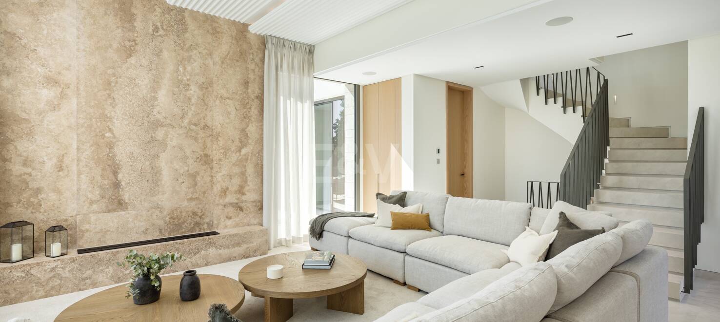Lyx modern design Villa Frontline Golf i Las Brisas