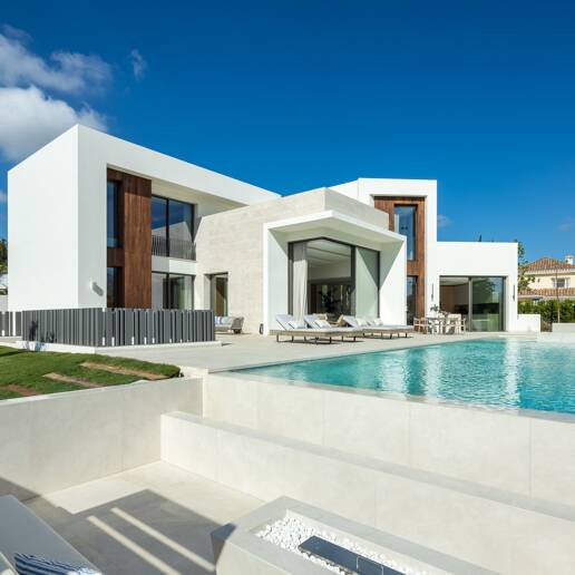 Lyx modern design Villa Frontline Golf i Las Brisas