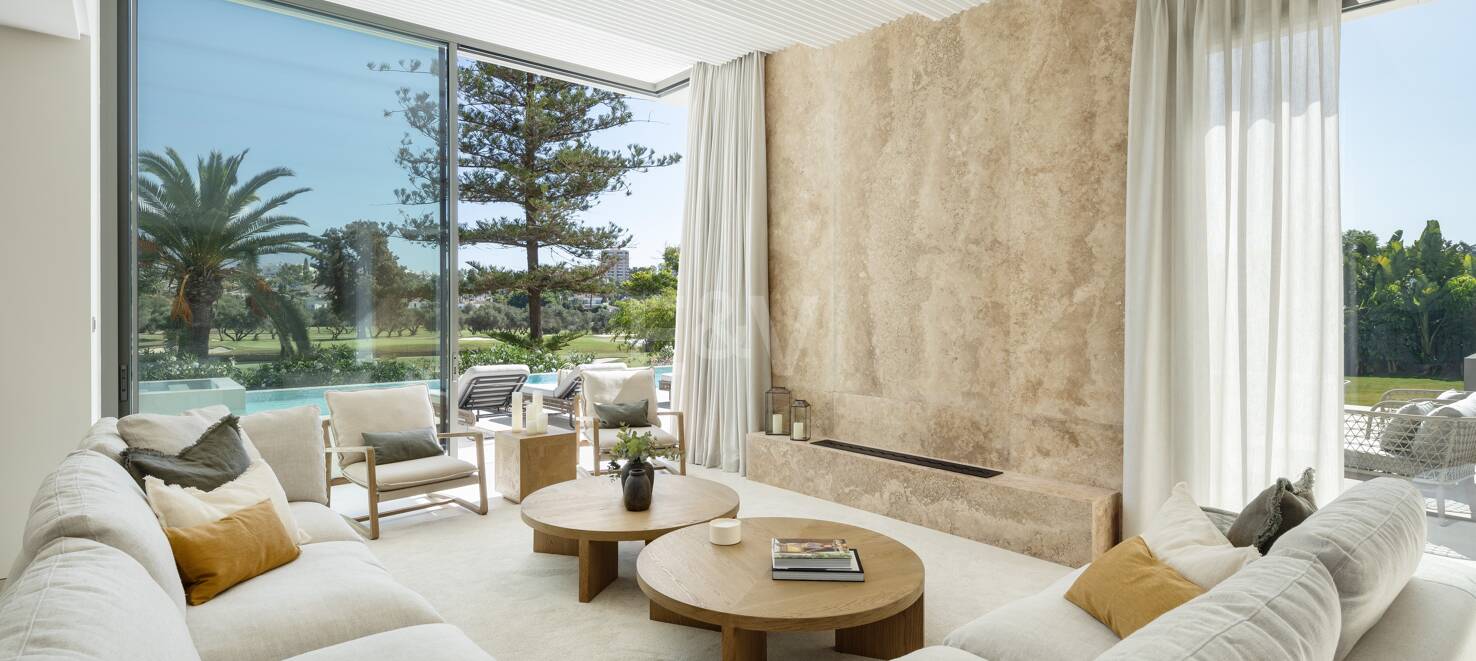 Lyx modern design Villa Frontline Golf i Las Brisas