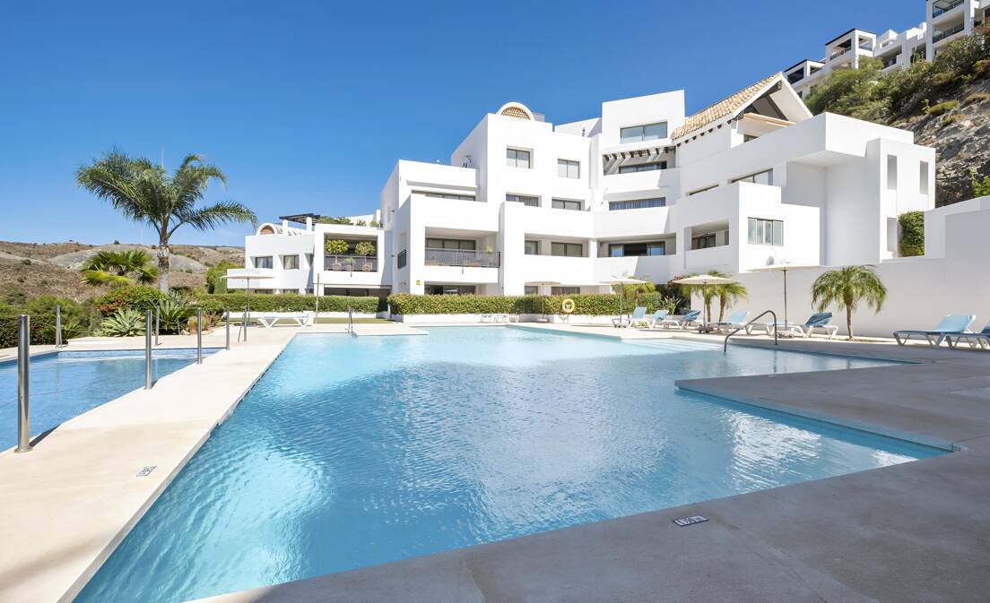 Duplex takvåning med pool i Flamingos Golf Resort