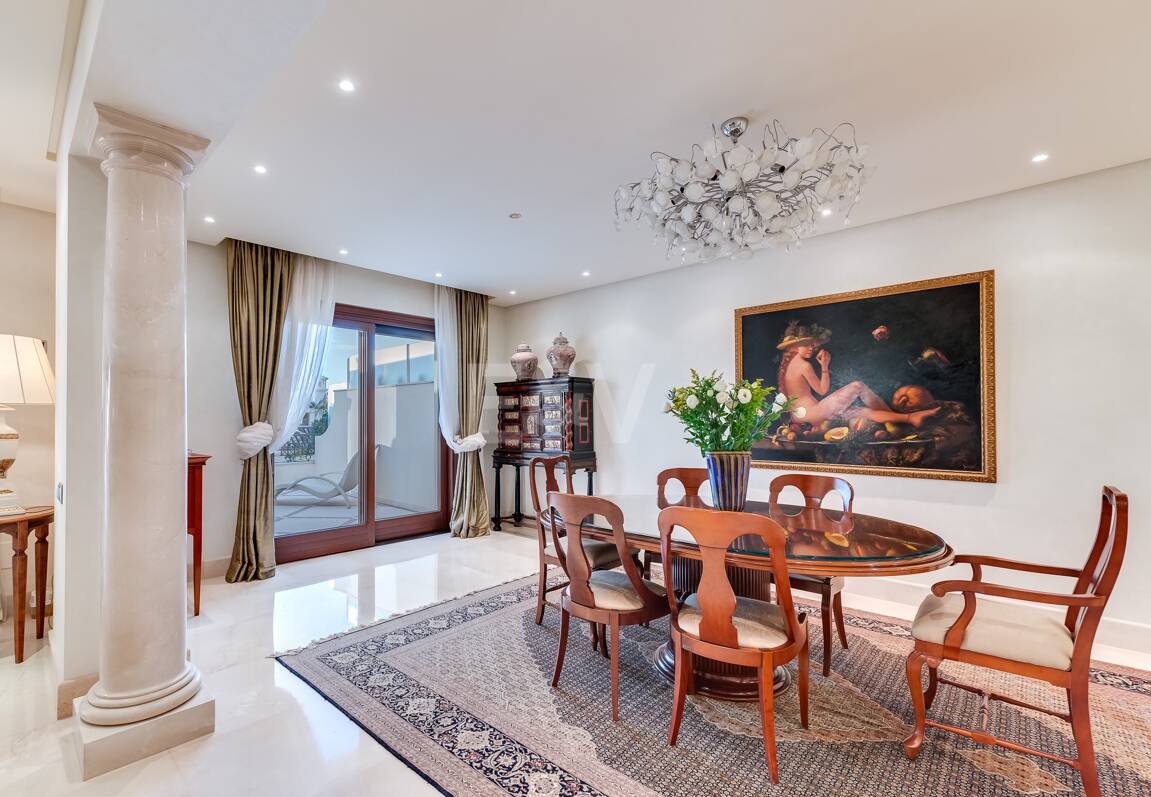 Luxury penthouse in beachfront complex Los Monteros. Minimum stay 2 months.