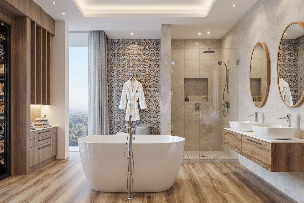 Villa contemporánea sobre plano en una gran parcela con vistas al mar en uno de los enclaves más prestigiosos de Marbella