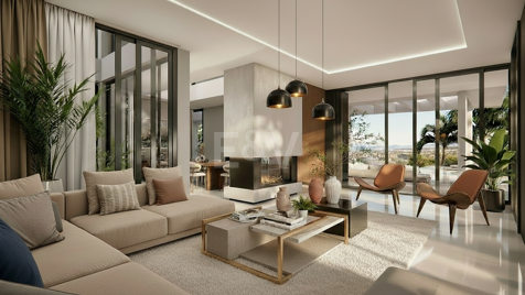 Contemporary Off-Plan Villa in a Large Plot with Sea Views in One of Marbella's Most Prestigious Enclave