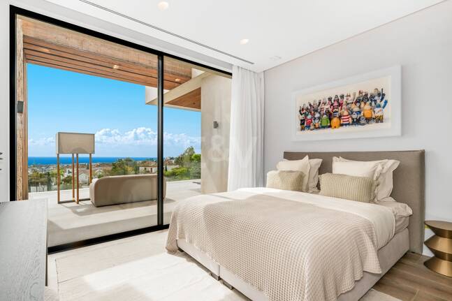 Spektakulär villa i Los Flamingos med panoramautsikt över havet