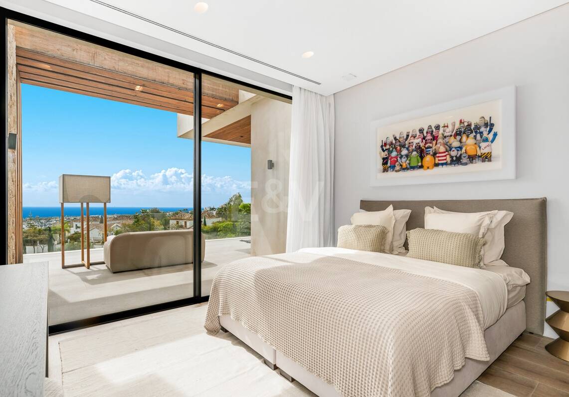 Spektakuläre Villa in Los Flamingos mit Panoramablick aufs Meer