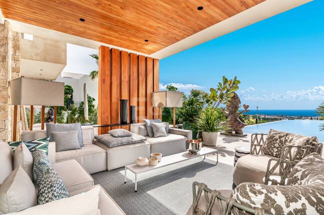 Spektakulär villa i Los Flamingos med panoramautsikt över havet