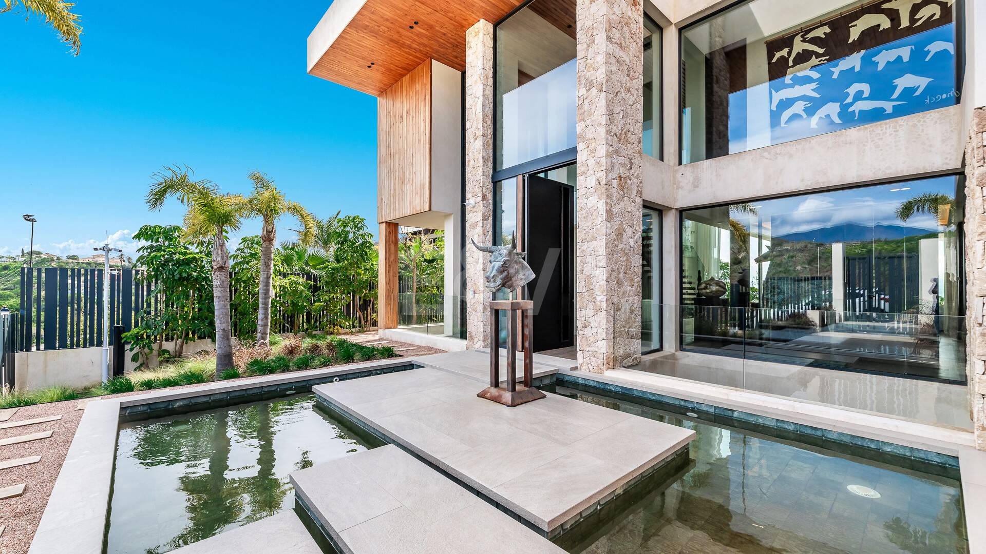 Spektakulär villa i Los Flamingos med panoramautsikt över havet