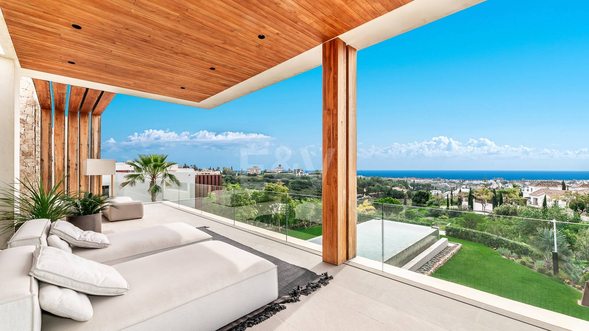 Spektakulär villa i Los Flamingos med panoramautsikt över havet