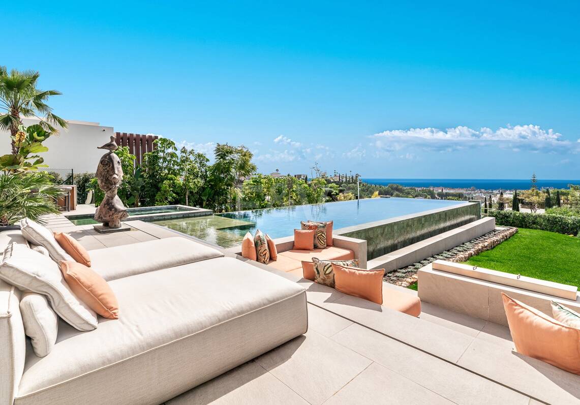 Spektakuläre Villa in Los Flamingos mit Panoramablick aufs Meer