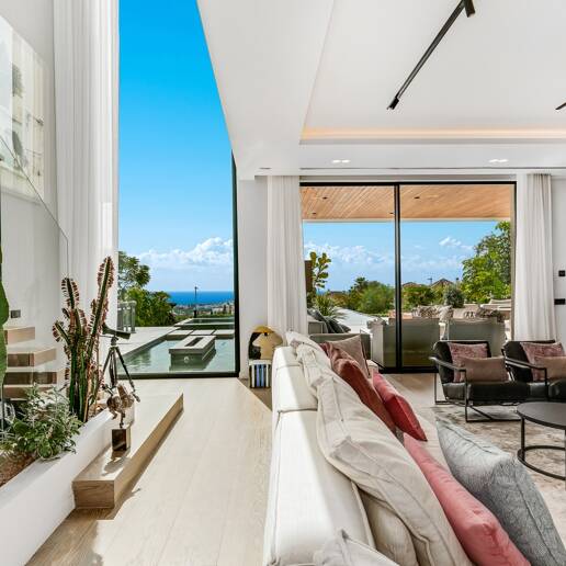 Spektakulär villa i Los Flamingos med panoramautsikt över havet