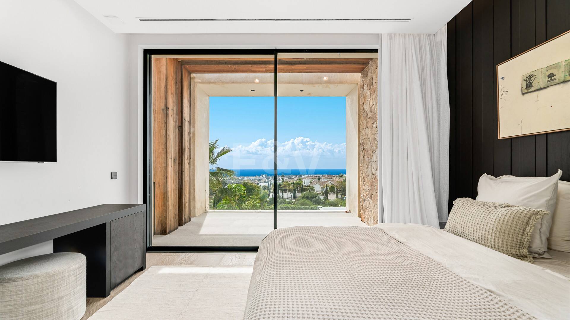 Spektakulär villa i Los Flamingos med panoramautsikt över havet